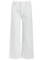 Agolde Harper Crop Straight-leg Jeans White