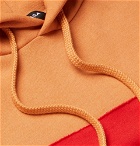 Balenciaga - Oversized Appliquéd Fleece-Back Cotton-Blend Jersey Hoodie - Orange