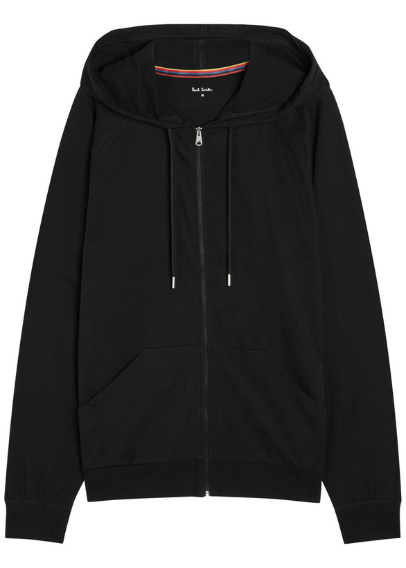 Photo: Paul Smith Hooded Cotton Sweatshirt Black