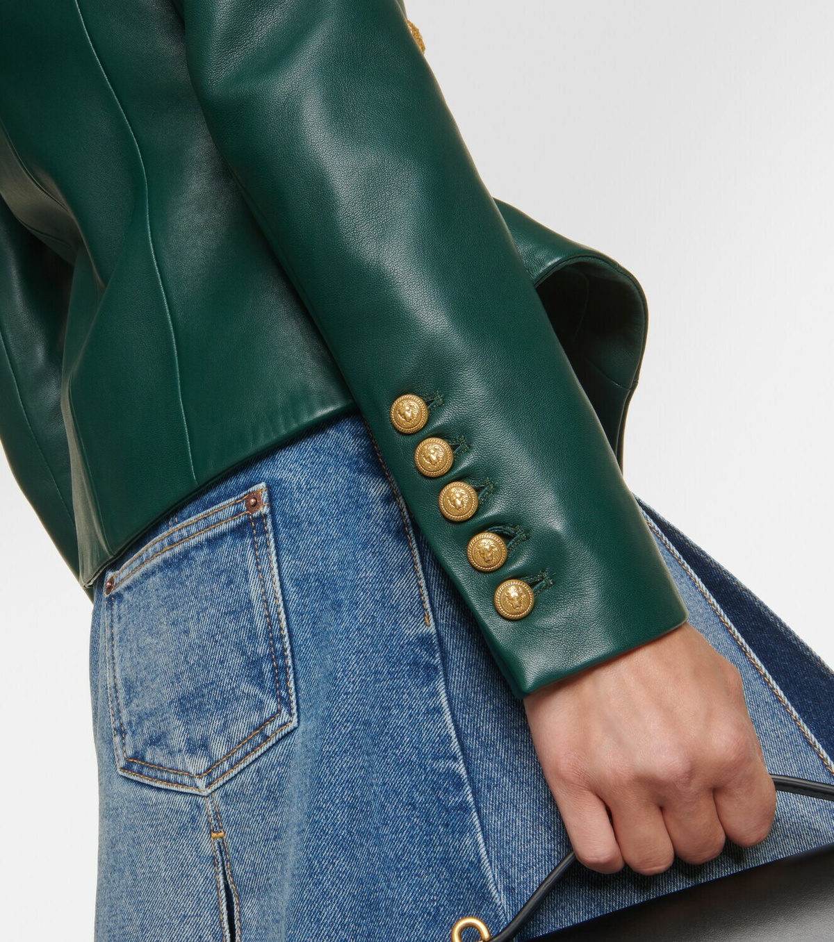 Balmain Leather blazer Balmain