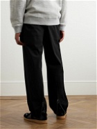 LOEWE - Tapered Cotton-Twill Cargo Trousers - Black