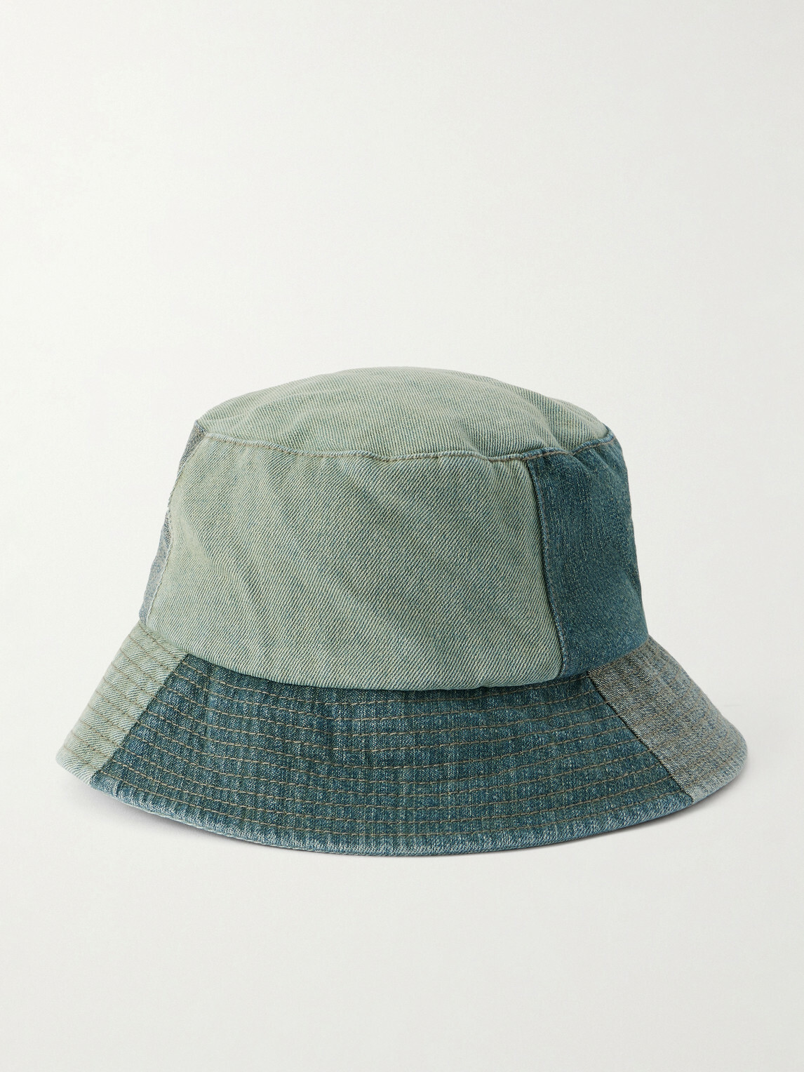 MANAAKI - Patchwork Denim Bucket Hat