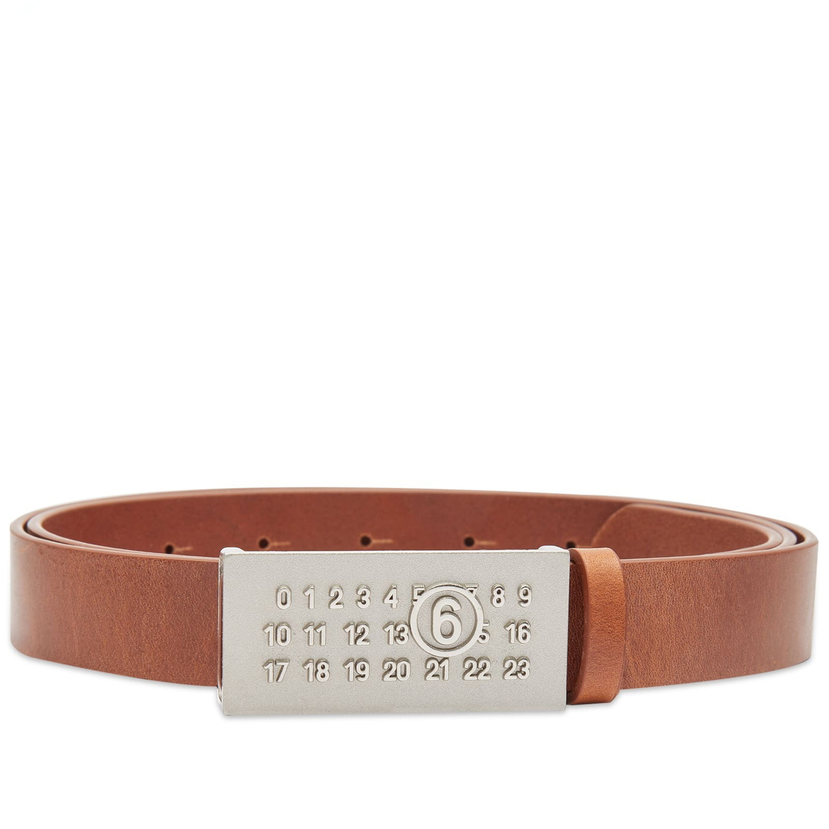 Maison Martin Margiela MM6 Women\'s Light Brown Leather Belt J Hook Sz US S 29\
