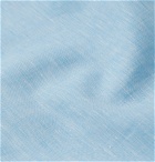 Charvet - Mélange Slub Linen Shirt - Blue