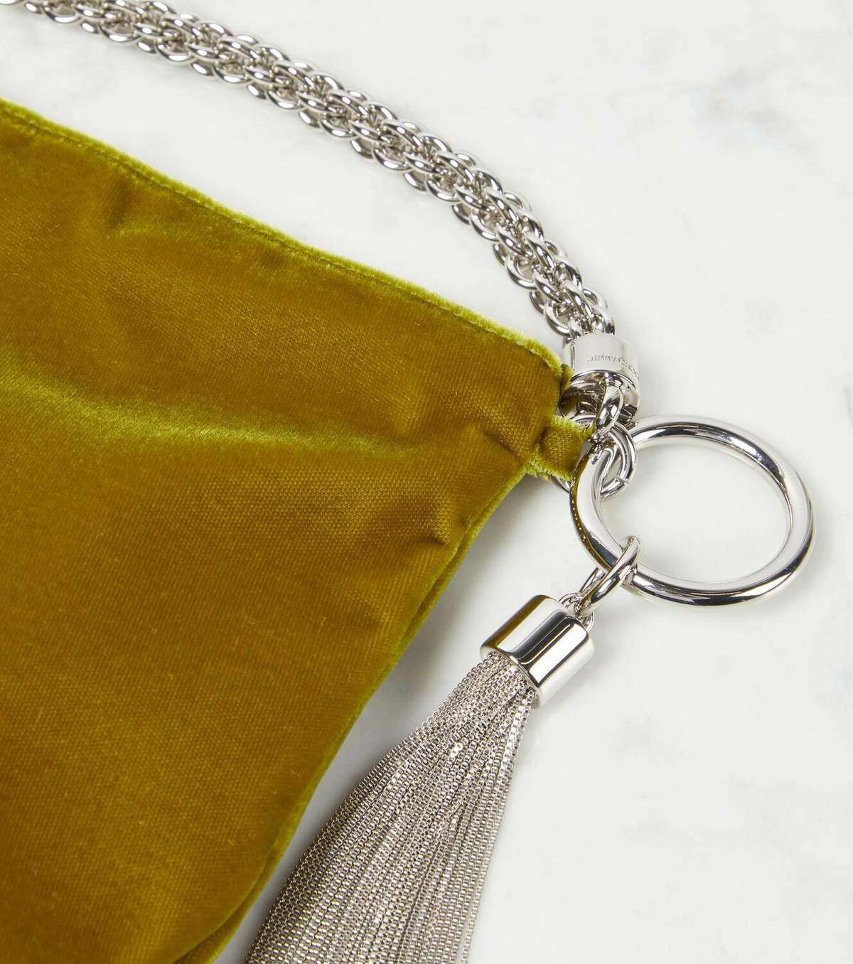 Jimmy Choo Callie Small velvet tote bag Jimmy Choo