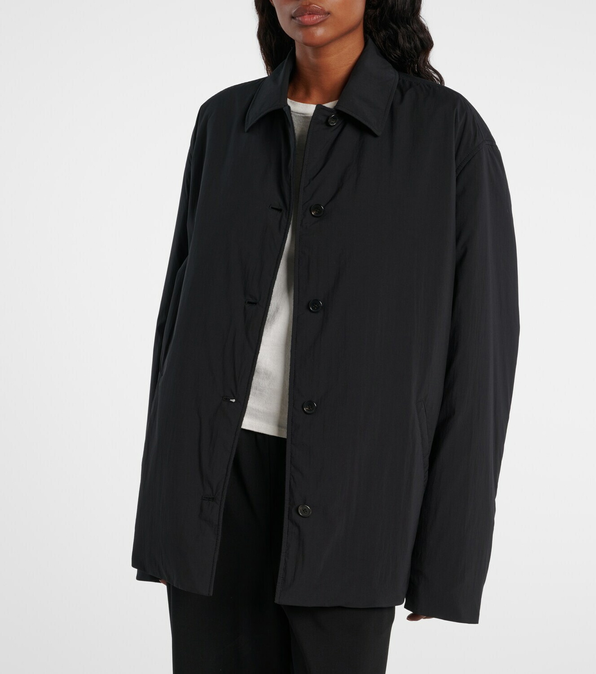 The Row Evadne technical overshirt