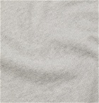 Aspesi - Mélange Loopback Cotton, Cashmere and Wool-Blend Jersey Sweatshirt - Gray
