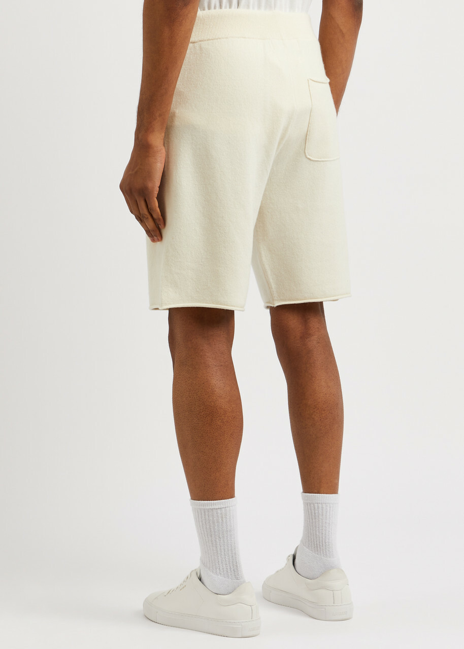 Extreme Cashmere N°240 Laufen Cashmere-blend Shorts - Cream - One Size