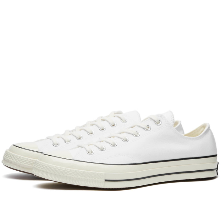 Photo: Converse Chuck Taylor 1970s Vintage Ox Sneakers in White/Black/Egret