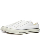 Converse Chuck Taylor 1970s Vintage Ox Sneakers in White/Black/Egret