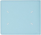 Maison Margiela Blue Four Stitches Wallet
