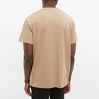 Alexander McQueen Men's Taped Logo T-Shirt in Beige/Mix