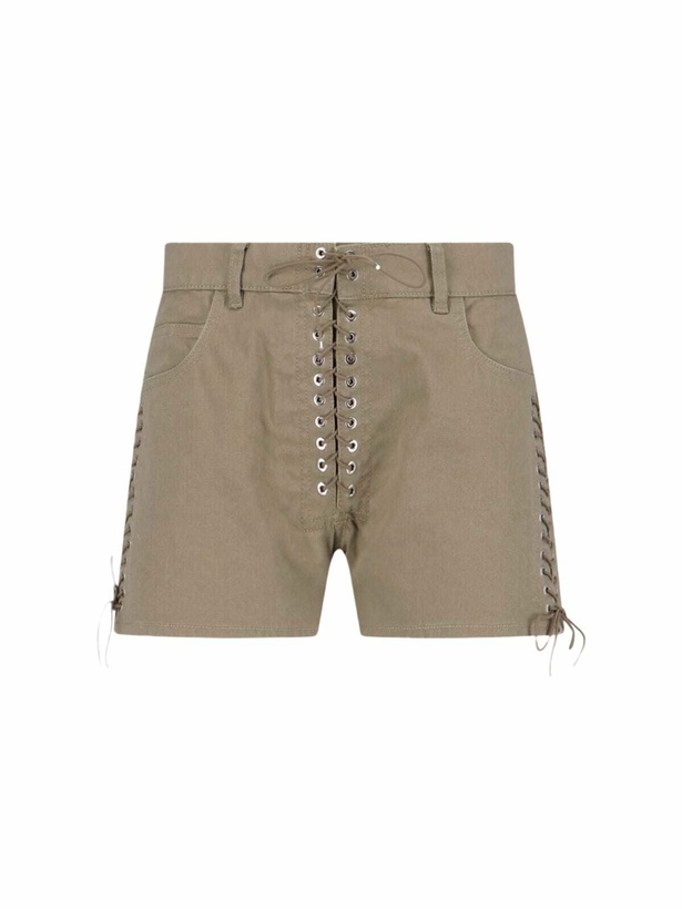 Photo: Ludovic de Saint Sernin parme Double Lace Up Shorts