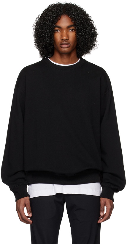 Photo: Reigning Champ Black Midweight Relaxed Sweatshirt