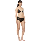 Hanky Panky Black Lace Boy Shorts