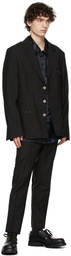 Tom Wood Black Deborah Suit Trousers