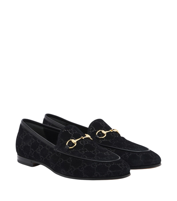 Photo: Gucci Jordaan GG suede loafers
