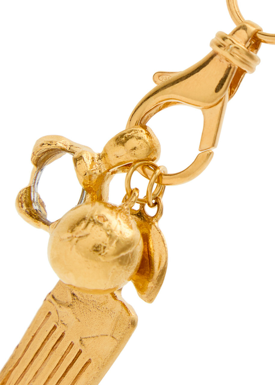 Alighieri The Vanity Trio 24kt Gold-plated Pendant - One Size