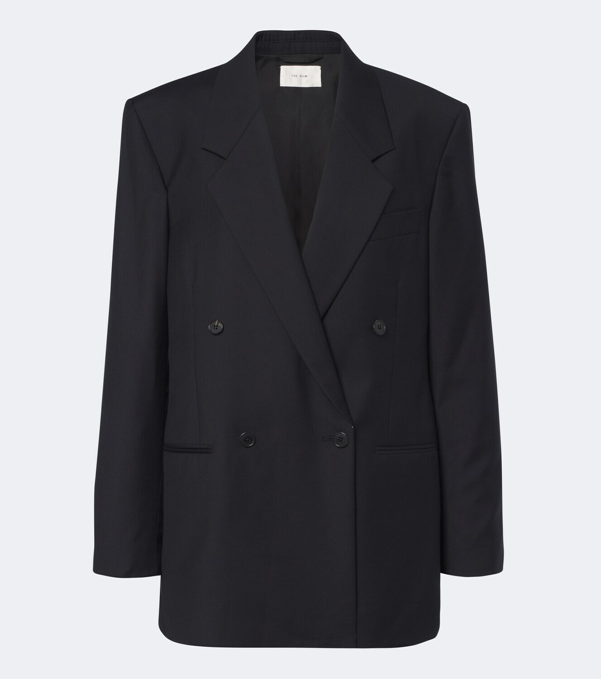 The Row Isani double-breasted virgin wool blazer