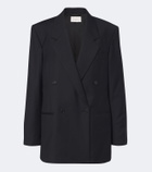 The Row Isani double-breasted virgin wool blazer
