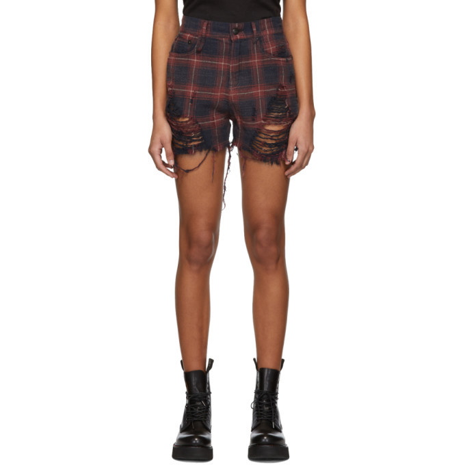 Black Crossover Shorts by R13 on Sale