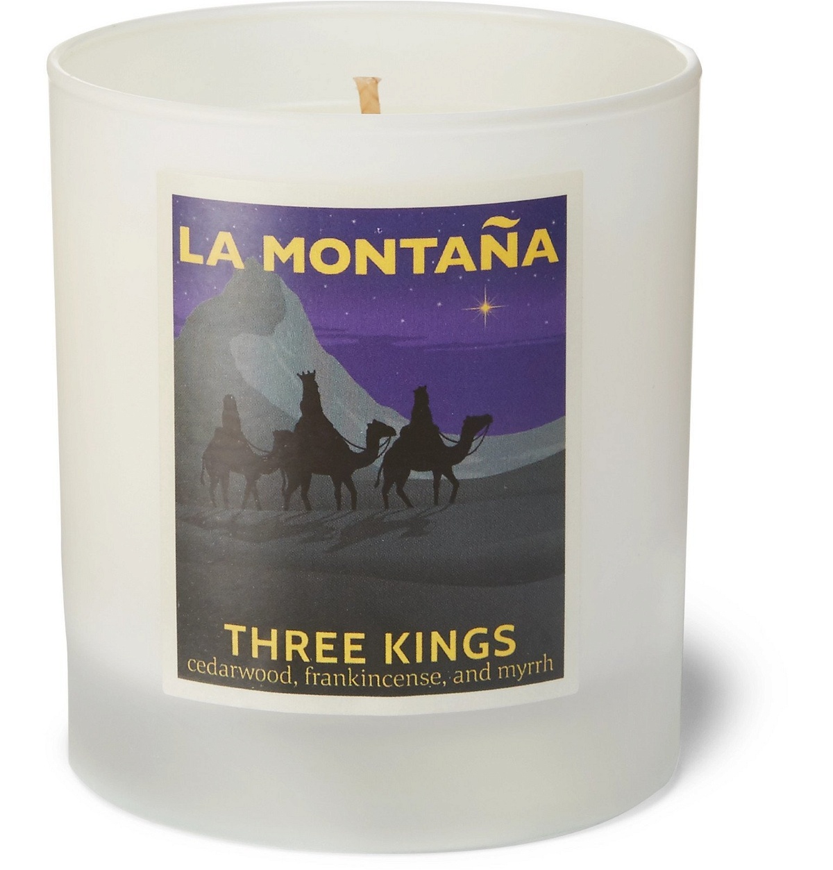 Photo: La Montaña - Three Kings Candle, 220g - Colorless