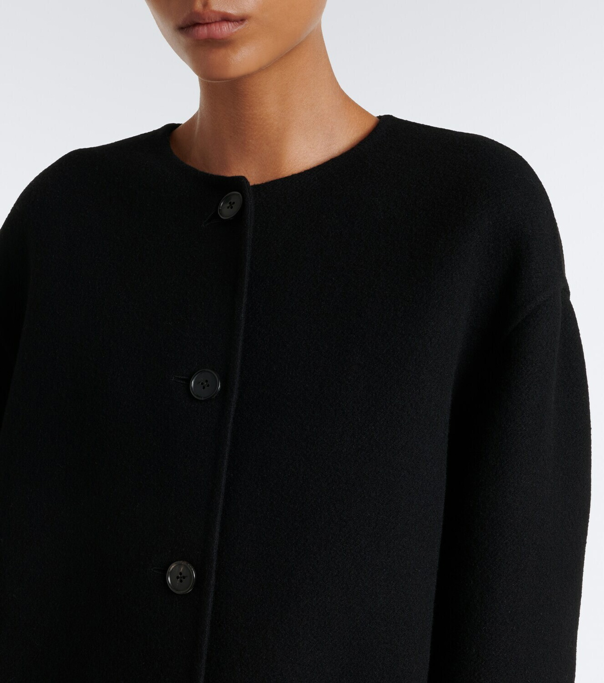 The Row Quintus wool and cashmere-blend jacket