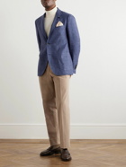 Lardini - Slim-Fit Woven Blazer - Blue