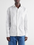 Canali - Cotton-Herringbone Shirt - White