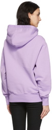 AMI Paris Purple Ami De Cœur Big Patch Hoodie