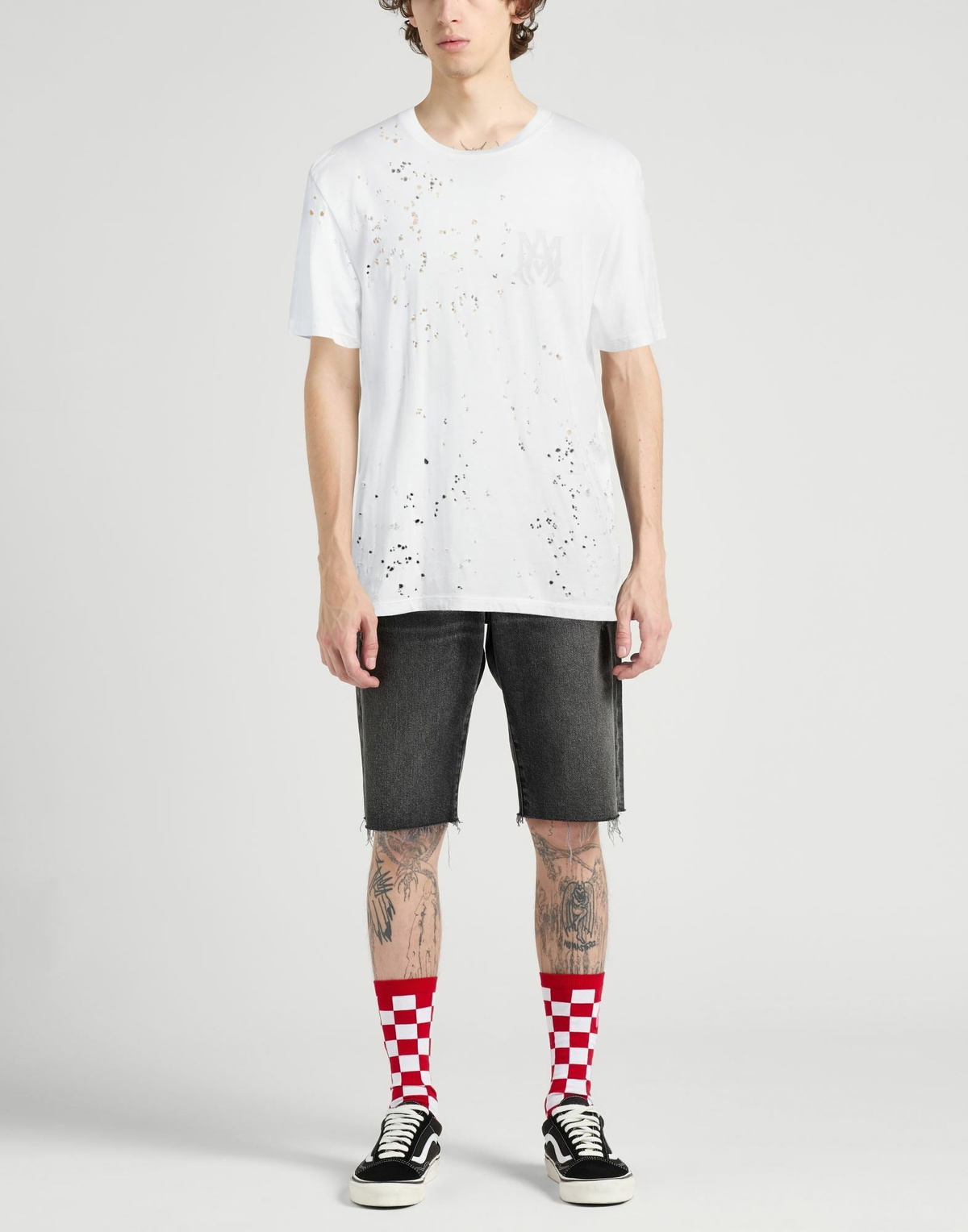 Amiri Mens T-shirt in White