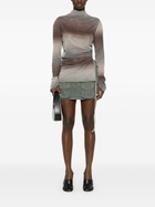 Jade Cropper Draped Long-Sleeve Top