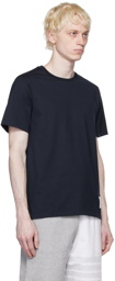 Thom Browne Navy Side Slit T-Shirt