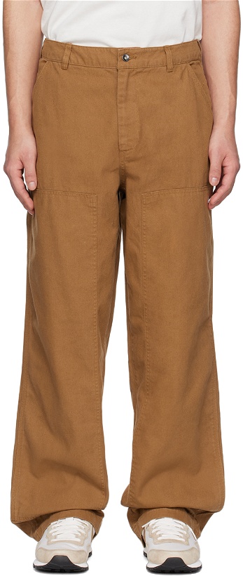 Photo: Nike Brown Double Panel Trousers