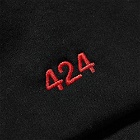 424 Men's Logo Scarf in Black