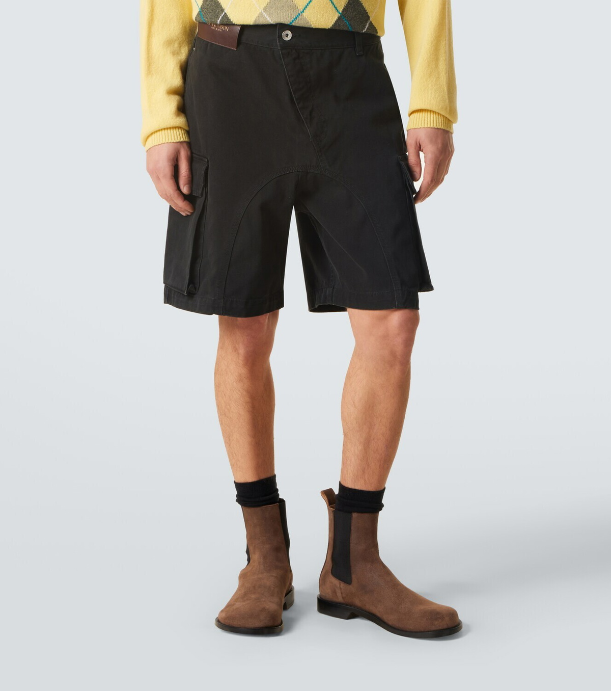JW Anderson Twisted cotton shorts