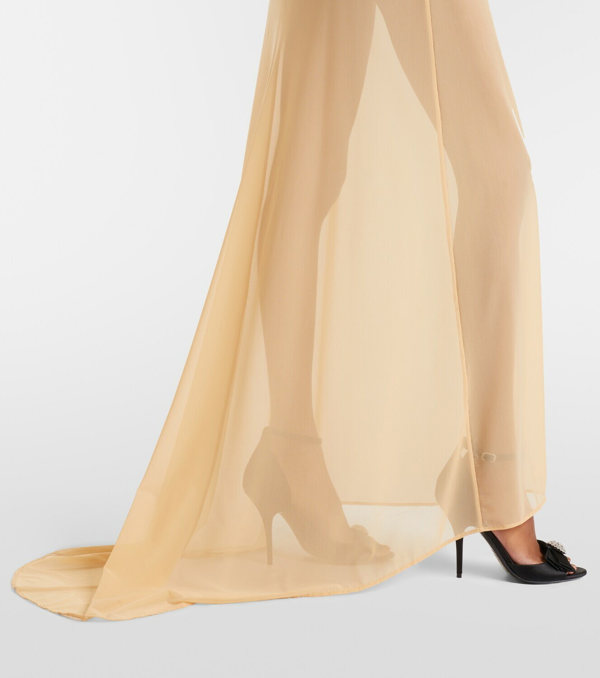 Balenciaga Sheer maxi dress