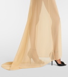 Balenciaga Sheer maxi dress