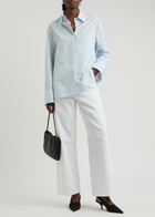 Day Birger ET Mikkelsen Elijah Belted Straight-leg Jeans White