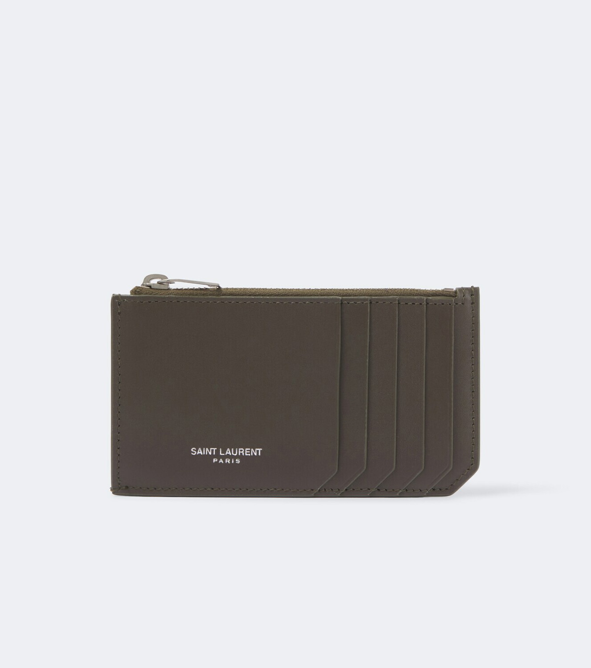 Saint Laurent Saint Laurent Paris Fragments leather card holder