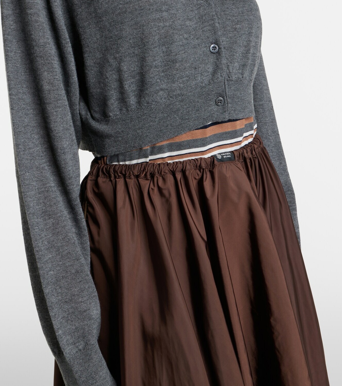 Prada Cropped cashmere cardigan