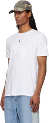Ashley Williams SSENSE Exclusive White Embossed Gun Danny T-shirt