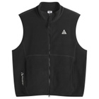 Nike Men's ACG Wolf Tree Full Zip Vest in Black/Summit White