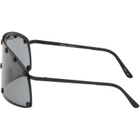 Rick Owens Black Shielding Sunglasses