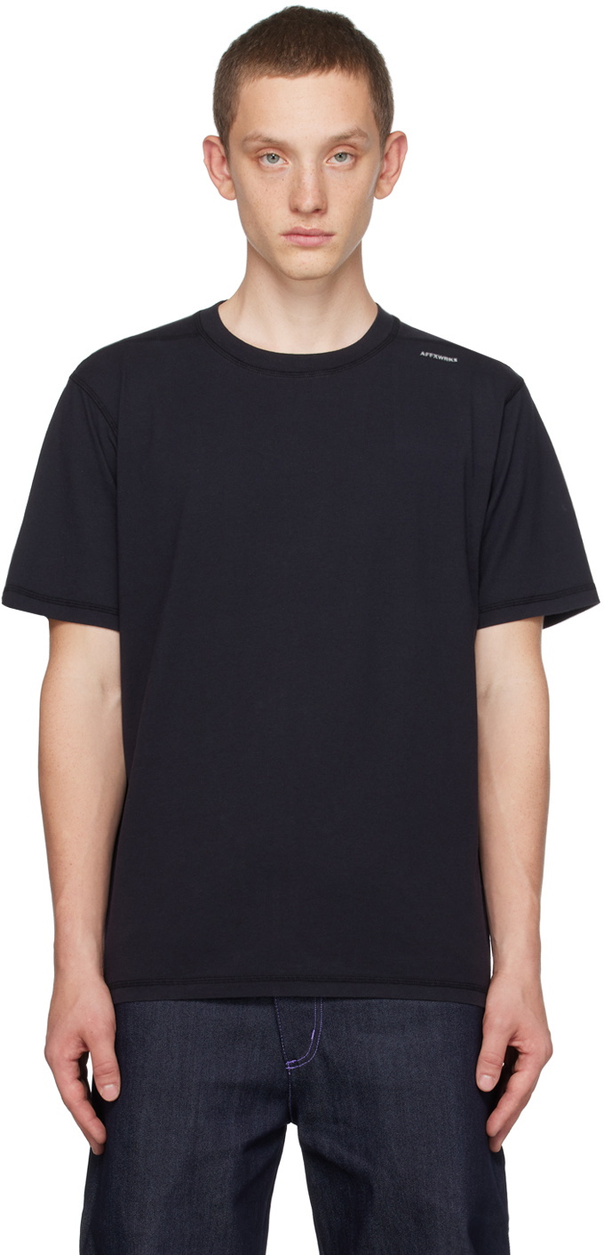 AFFXWRKS Black Embroidered T-Shirt AFFXWRKS