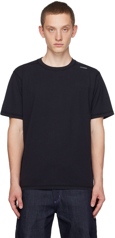 Photo: AFFXWRKS Black Embroidered T-Shirt