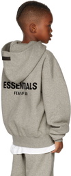 Essentials Kids Gray Logo Hoodie