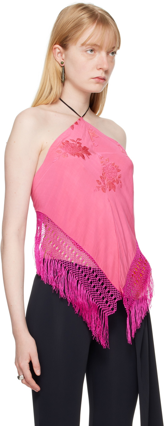 Conner Ives Pink Piano Shawl Camisole Conner Ives