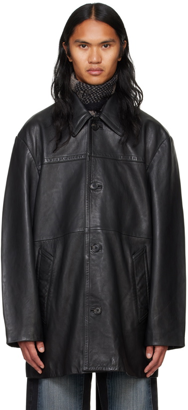 Photo: HOPE Black Delusion Leather Jacket