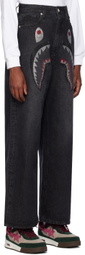 BAPE Black Shark Jeans